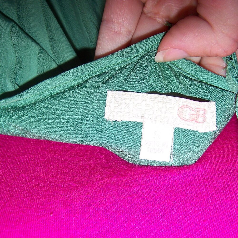 Gianni Bini Racerback Layered Swing Dress Sz S - Picture 8 of 8